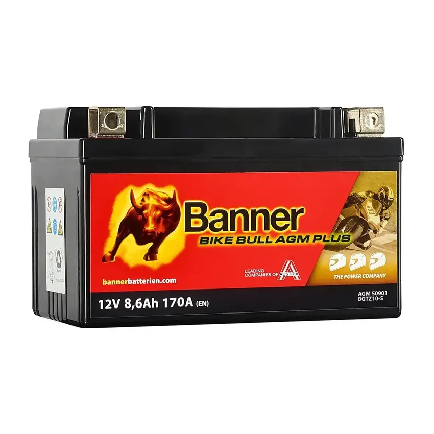 BANNER Bike Bull AGM PLUS BGTZ10-S 12V/8,6Ah